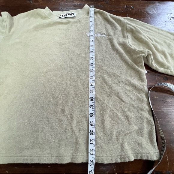 Playboy By PacSun Terry Cloth Long Sleeve T-Shirt size Small - Picture 8 of 10